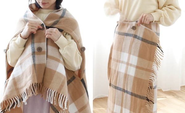 家事の最中でも使える。小泉成器（KOIZUMI）電気肩ひざ掛け KDH-50227のイメージ画像