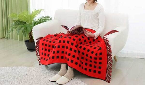 切り忘れを防止。椙山紡織（Sugiyama）Sugibo 電気ひざ掛け SB-H501のイメージ画像