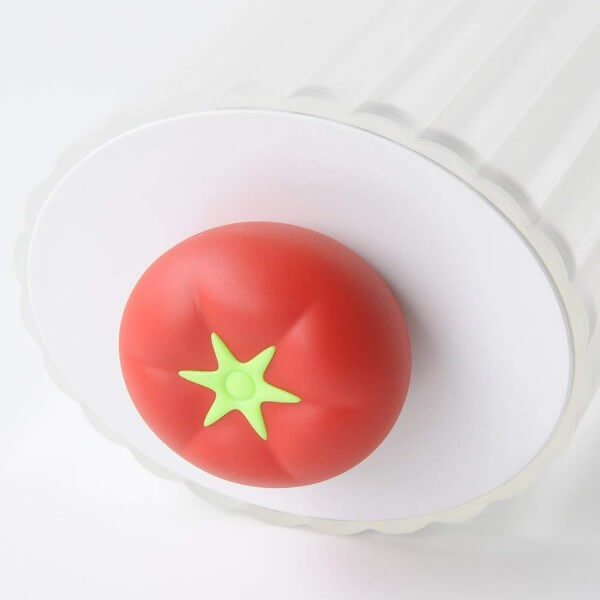 フタにトマト。ALESSI(アレッシィ)RIGATONE(リガトーネ)ASG15 Iのイメージ画像