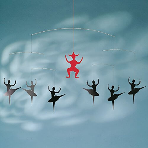 影を利用した芸術。H. C. Andersen Ballet, black（バレエ・黒）FM-126