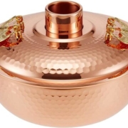 新光堂 和風かこみ鍋 鎚目入れしゃぶしゃぶ鍋26cm S-1057H