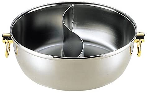 IH鍋のパイオニア。フジノス ロイヤル クラデックス しゃぶしゃぶ鍋 (中仕切付) CQCW-300S