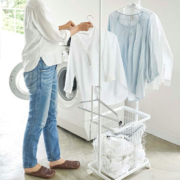 山崎実業（YAMAZAKI）tower ランドリーハンガーカート タワー