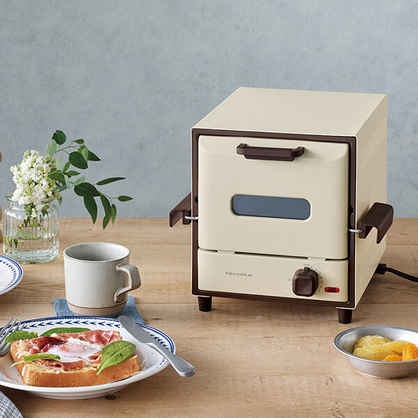 驚きの省スペース。récolte（レコルト）Slide Rack Oven Delicat（スライドラックオーブン デリカ）RSR-1のイメージ画像