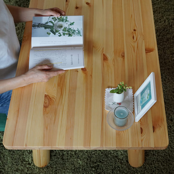 かわいいテーブル。mocoセンターテーブル 850のイメージ画像
