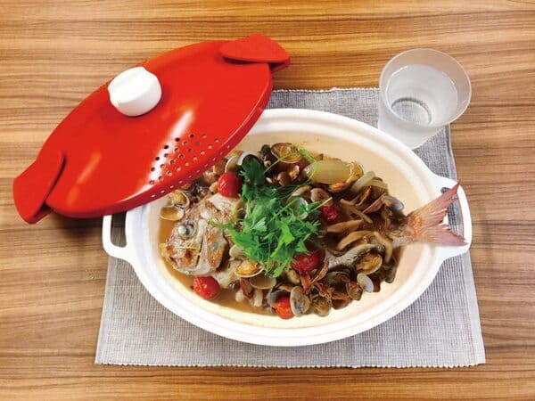 横茹で可能。Bestco（ベストコ） イタリアーノ パスタ＆マルチクックポット ND-8179のイメージ画像