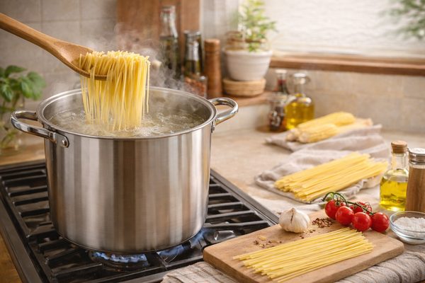 パスタ鍋は大きいほうがいい理由のイメージ画像