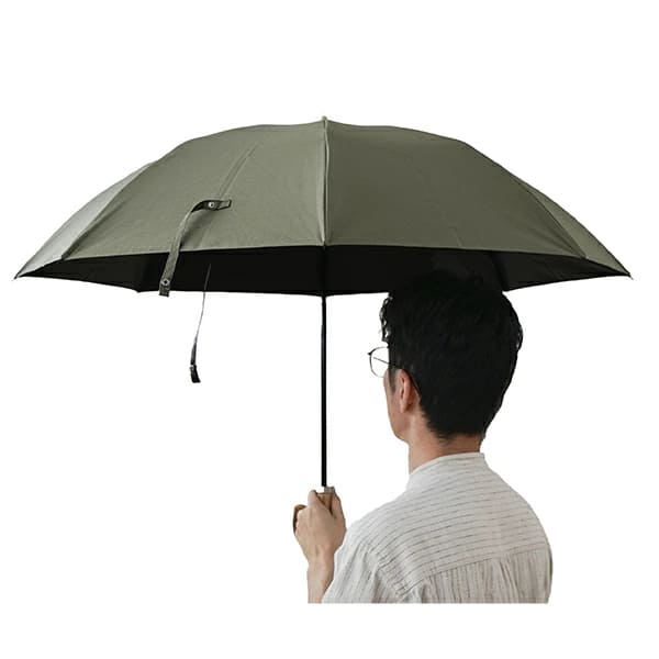 職人が作る高級感。小宮商店 コットンローンシェード 晴雨兼用折りたたみ傘