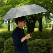 RAG TIME（ラグタイム）日傘 折り畳み傘 晴雨兼用 リネンシャンブレー