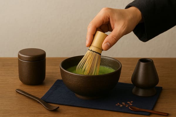 抹茶と茶道のイメージ画像