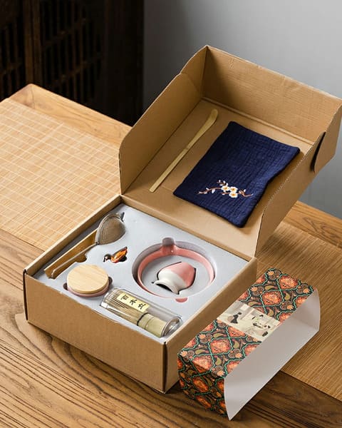 手軽に楽しめる抹茶用の茶道具セットのイメージ画像